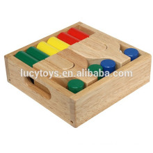 high quality wooden child building blocks toy